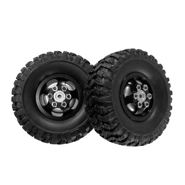 4PCS Upgraded Metal Rims Tires Wheels for TOYOTA Land Cruiser MN82 LC79 MN78 WPL D90 D91 D96 99S 1/12 RC Cars Vehicles Models Spare Parts - Image 5