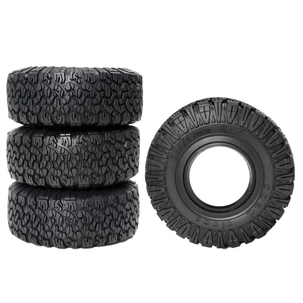 4PCS 1.9 inch Ko2 Wheel Tires for 1/10 SCX10 TRX4 Climbing RC Car Model Parts - Image 2