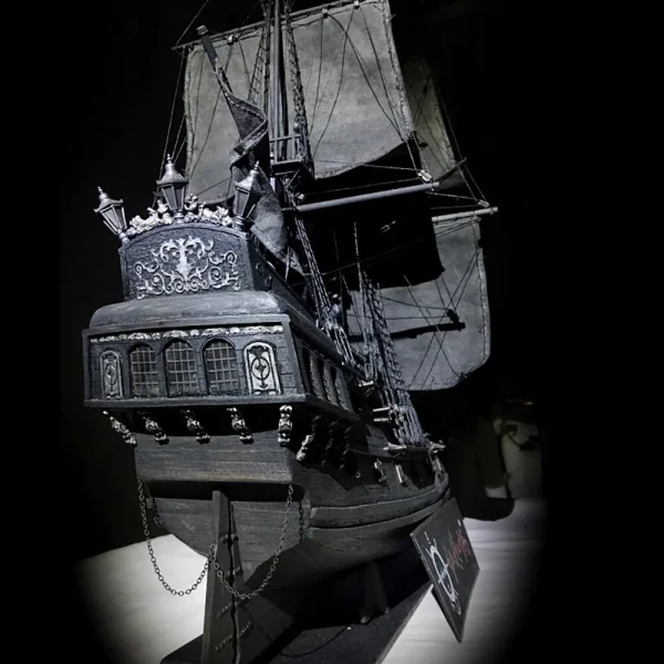 Black Pearl Ship 2024 Edition DIY Hand-assembled Wooden Ship Kit Model - Image 4