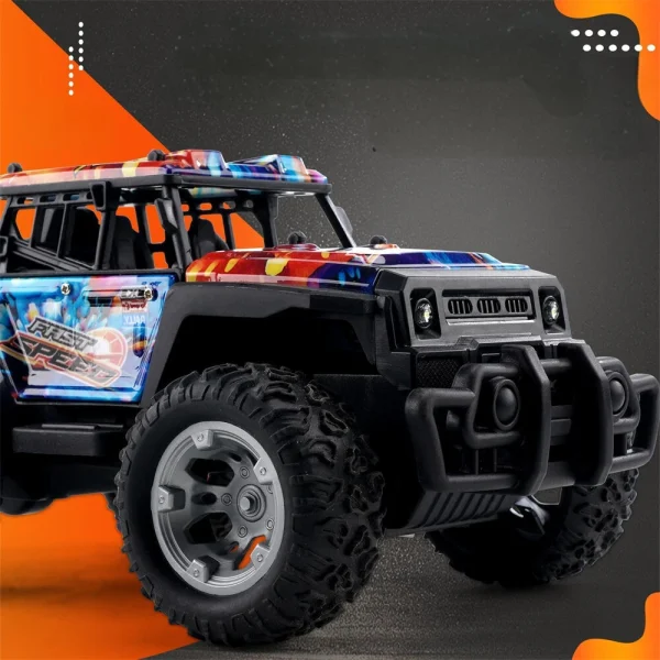 JJRC Q181 1/20 2.4GHz 30KM/h RC Car Truck with LED Lights High Speed Off Road Vehicles RTR - Image 4
