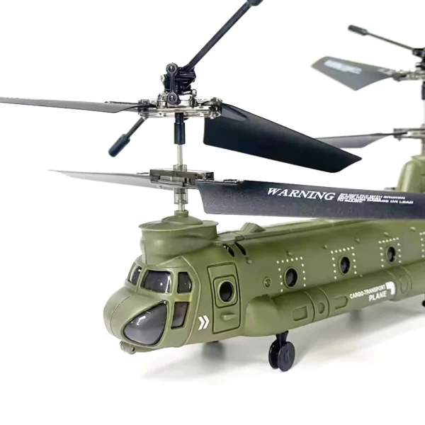 SYMA S026H 2.4G 3CH Dual Propellers Fixed Height Simulation Remote Control Model Helicopter Military Transport RC Helicopter - Image 4