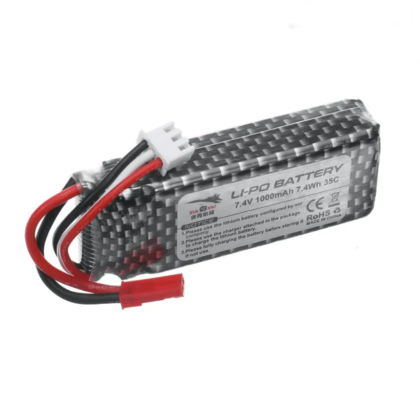 XIAXIU Raptor H650 Sea Land Air RC Airplane Warbird Spare Parts 7.4V 1000mAh Lipo Battery With JST Plug - Image 4