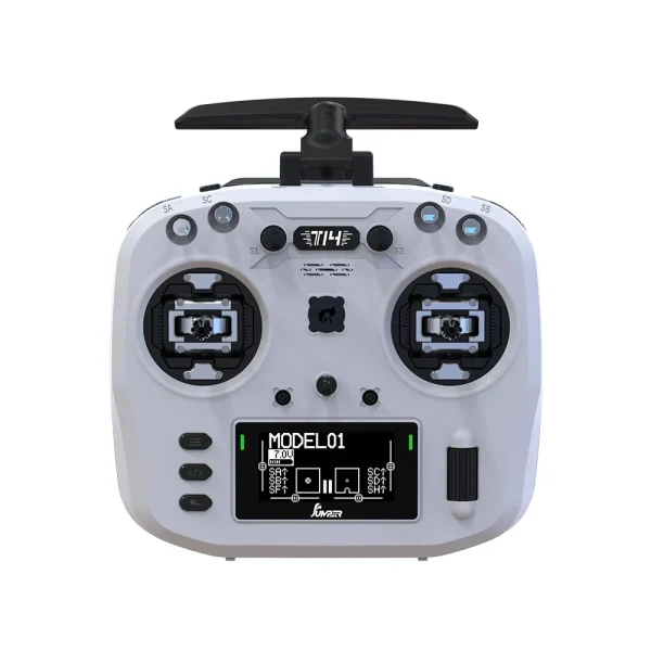 Jumper T14 Macaron Color 2.4GHz/915MHz 1W ELRS Hall Sensor Gimbals 2.42" OLED Screen EdgeTX Radio Controller for FPV RC Racer Drone