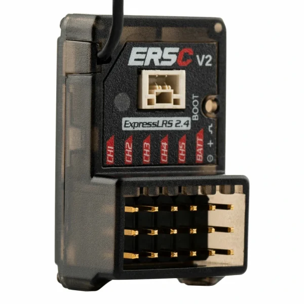 Radiomaster ER5C V2 2.4GHz 5CH ELRS PWM RX Receiver for RC Airplane Car Boat MT12 Radio Controller