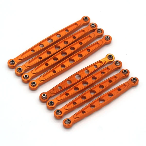 8PCS Upgraded Metal Linkage Rods Front Rear for MN128 MN86S G500 1/12 RC Car Vehicles Models Spare Accessories - Image 3