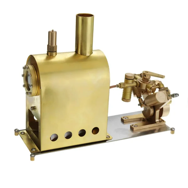 Microcosm OKMO M2C Mini Steam Boiler with Twin Cylinder Marine Steam Engine Stirling Engine Model - Image 2