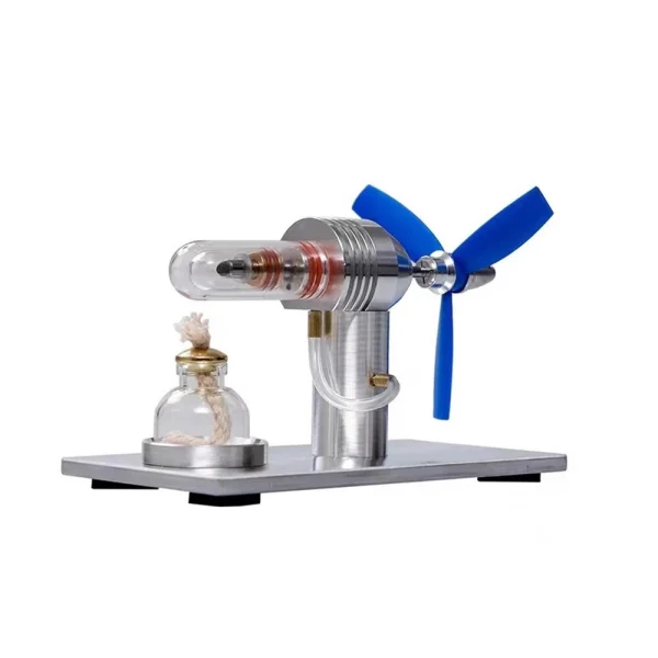 Stirling Engine Model with Fan Blades Physics Experiment Science Discovery Production Invention DIY Project Part Gift Collection Toys - Image 4
