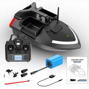Flytec V020 RTR 2.4G 4CH GPS Fishing Bait RC Boat 500m Distance Intelligent 40 Positioning Points LED Lights Automatic Return Toys Models