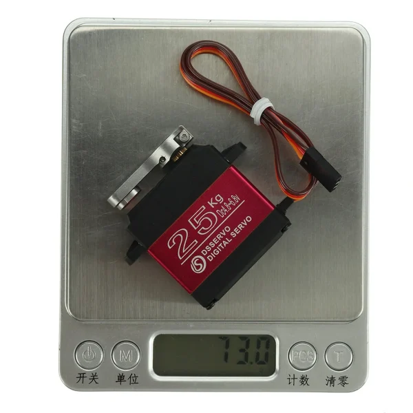 DSSERVO DS3225 25KG 180 Degree Metal Gear High Torque Waterproof Digital Servo For RC Airplane Robot Car - Image 2