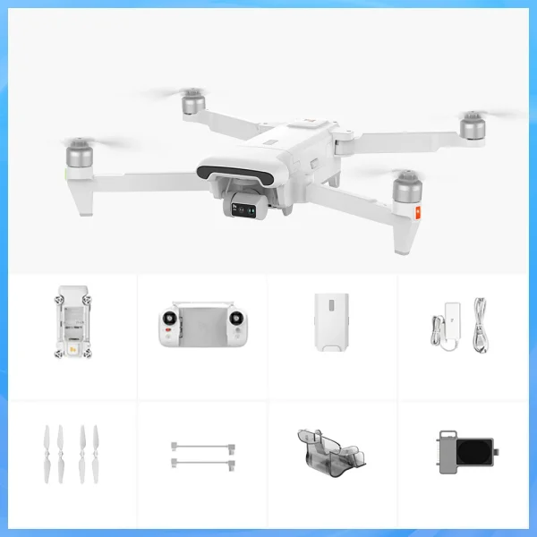 FIMI X8 TELE Beyond Vision Wide Angle Tele Camera 30X ZOOM 4K 60fps 10KM FPV Super Night Video RC Drone Quadcopter RTF - Image 5