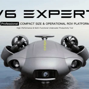 FIFISH V6E M100A w/ Robotic Arm Underwater Drone VR Real-Time Tracking Productivity Tool 4K UHD Camera 100m Depth Rating 4 Hours Working Time