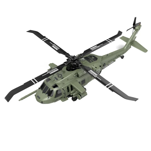 Eachine E200S UH-60 2.4G 6CH 6-Axis Gyro Dual Brushless Motor 1:47 Scale Flybarless RC Helicopter BNF / RTF - Image 7