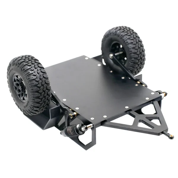 1/10 Metal CNC Simulate Trailer For D90 SCX10 TRX4 RC Car Parts Cralwer Models - Image 4