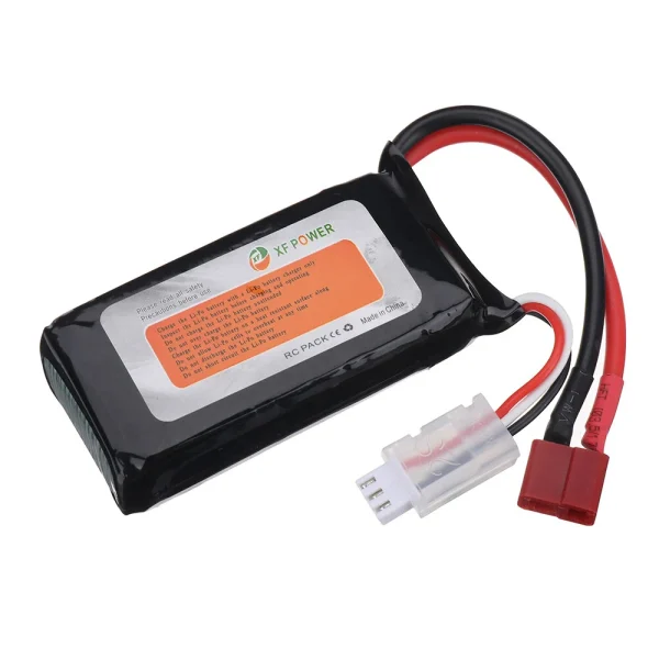 XF POWER 7.4V 1800mAh 120C 2S LiPo Battery T Deans Plug for RC Drone - Image 4