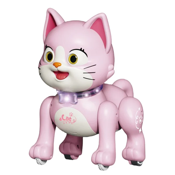 2.4GHz Remote Control Robot Pets Cat Rechargeable Cute Lighting and Music Robot Cat Toys for Children - Image 2
