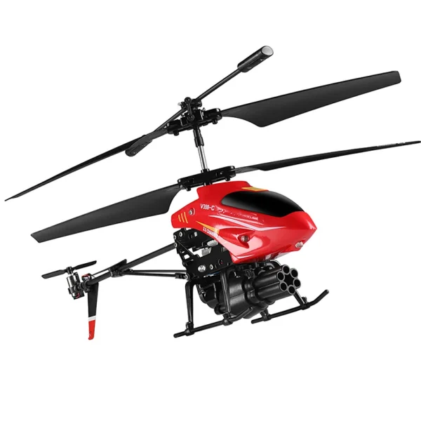 WLtoys V398-C 2.4G 4CH 6-Axis Gyro Altitude Hold with Missile Launch RC Helicopter RTF - Image 2