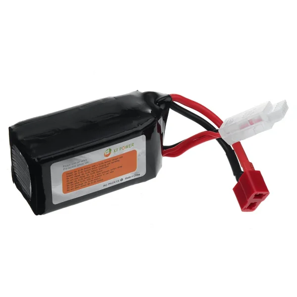 XF POWER 11.1V 1200mAh 25C 3S LiPo Battery T Deans Plug for RC Car - Image 4