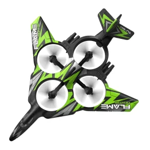 TU 160 Fighter 2.4G One Key Spray Gravity Sensor EPP FPV RC Drone Airplane Quadcopter Glider RTF With LED Lights for Beginners