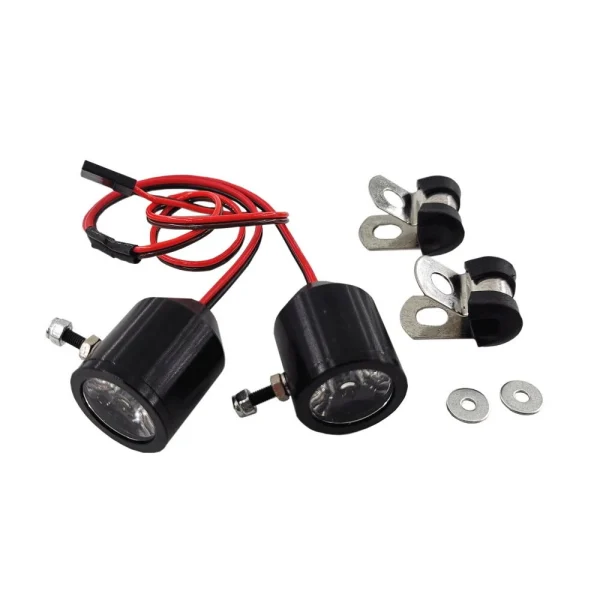 3W Spotlight Searchlight Headlight For 1/5/7 RC Car Short Course Crawler Truck Vehicle Models