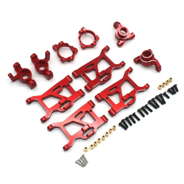 Upgraded Metal Parts Suspension Swing Arm Steering Cup Set for 1/14 ZD Racing MT16 Rlaarlo JIUSI MT14R PT14R RC Cars Vehicles Models Spare Accessories