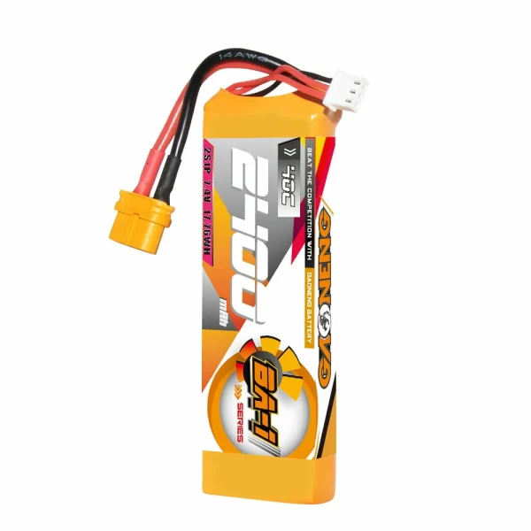 Gaoneng GNB 7.4V 2400mAh 40C 2S LiPo Battery T Plug / XT60 Plug for 1/12 1/14 1/16 RC Car Volantexrc RC Boat Aerial Photography Model - Image 2