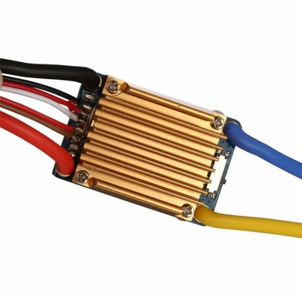 Waterproof Brushed ESC 60A 3S with Fan 5V 3A BEC T-Plug for 1/10 RC Car Vehicles Model Parts - Image 9