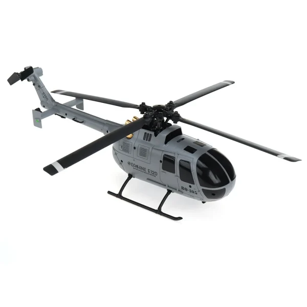 Eachine E120 2.4G 4CH 6-Axis Gyro Optical Flow Localization Flybarless BO-105 Scale RC Helicopter RTF - Image 2