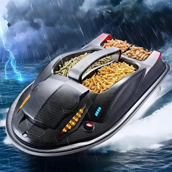 HJ817 2.4G Intelligent Remote Control Bait RC Boat Positioning Point GPS Fixed Speed Cruising Auto Funnel Opening Closing Decoupling - Image 6
