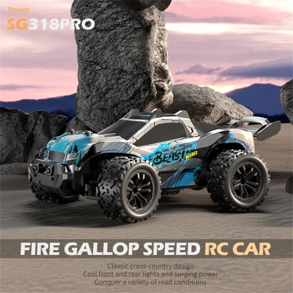 ZLL SG318 PRO Beast 1/20 2.4G 4WD Brushed RC Car LED Light Racing Off-Road High Speed Full Proportional Vehicles Model RTR Toys - Image 4