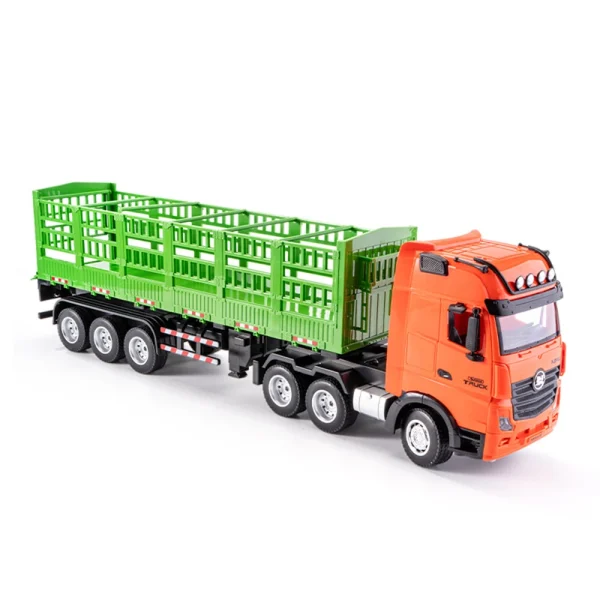 Huina 1312 1/18 2.4G 9CH Wireless RC Car Half Alloy Transport Truck  Vehicle Models RTR for Children Toys