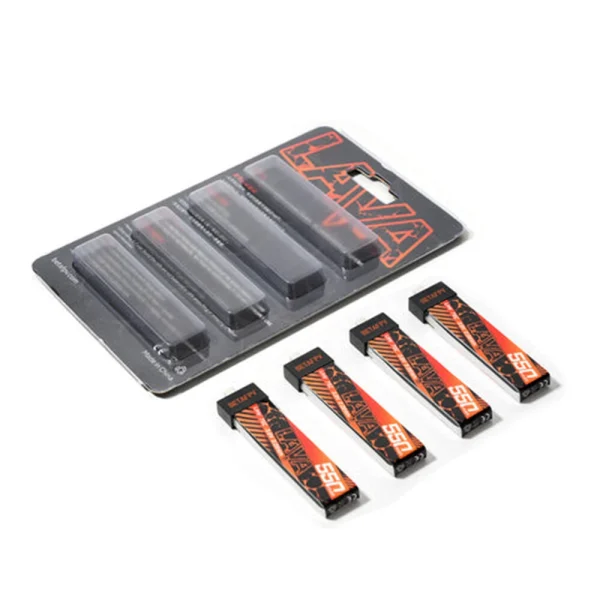 4 PCS BETAFPV 3.8V 550mAh 75C 1S LiHV Battery High Performance Z-Folding Process BT2.0 Connector for FPV Racing Quadcopter Drone - Image 4
