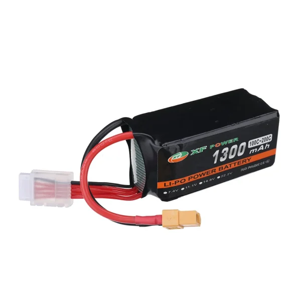 XF POWER 14.8V 1300mAh 100/200C 4S LiPo Battery XT60 Plug for RC Drone