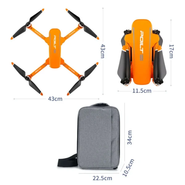 JJRC X17 GPS 5G WiFi FPV with 6K ESC HD Camera 2-Axis Gimbal Optical Flow Positioning Brushless Foldable RC Drone Quadcopter RTF - Image 8