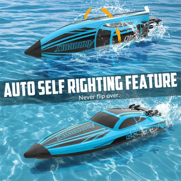 Volantexrc 797-5 SR40 2.4G 30mph RTR Brushless RC Boat Waterproof Auto Self Righting Reverse Water Cooling System Full Proportional High Speed Remote Control Ship Vehicles Models Toys - Image 4