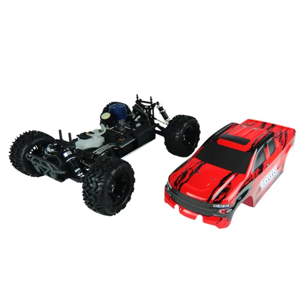 VRX Racing RH1002 1/10 2.4G Off Road Nitro Fuel Engine 4WD RC Car High Speed Vehicle Model Force 18 Engine - Image 4