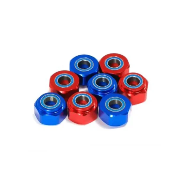 2PCS Upgrade Parts Accessories 12mm Aluminum Alloy Front Wheel Bearing Hexagonal Connector for TAMIYA DT03 1/10 RC Car Parts - Image 3