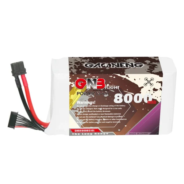 GAONENG GNB 6S 22.2V 8000mAh 10C XT60 Li-ion Battery made with Li-ion Lithium Ion 21700 for 300mm-380mm FPV Chimera7 Pro Long Range Drone Airplane - Image 3