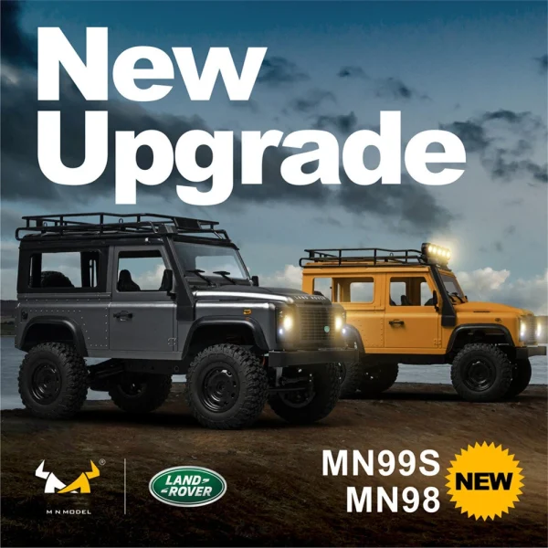 MNRC MN98 MN99S Upgraded Version 1/12 2.4G 4WD RC Car for Land Rover Rock Crawler Off-Road Climbing Truck LED Light Full Proportional Vehicles Models Toys - Image 2