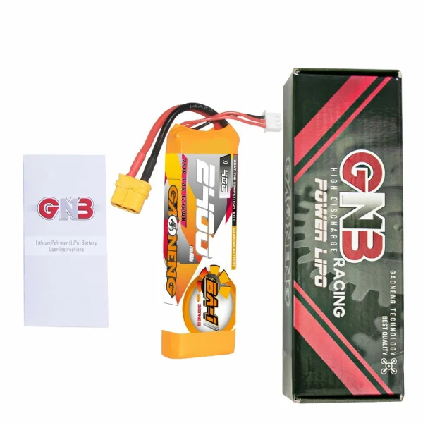 Gaoneng GNB 7.4V 2400mAh 40C 2S LiPo Battery T Plug / XT60 Plug for 1/12 1/14 1/16 RC Car Volantexrc RC Boat Aerial Photography Model - Image 4