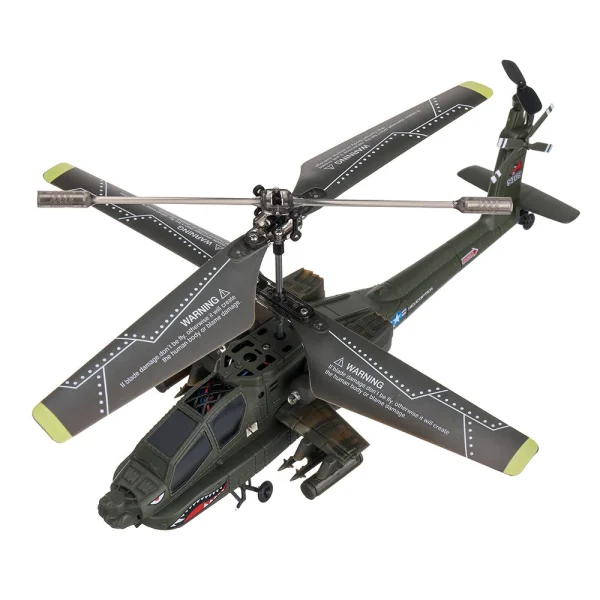 SYMA S109G 3.5CH Beast RC Helicopter RTF AH-64 Military Model Kids Toy - Image 3
