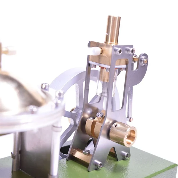 Enjomor Vertical Transparent Cylinder Steam Engine with UFO Hero's Engine Boiler Education Toy Gift for Adults & Kids - Image 7
