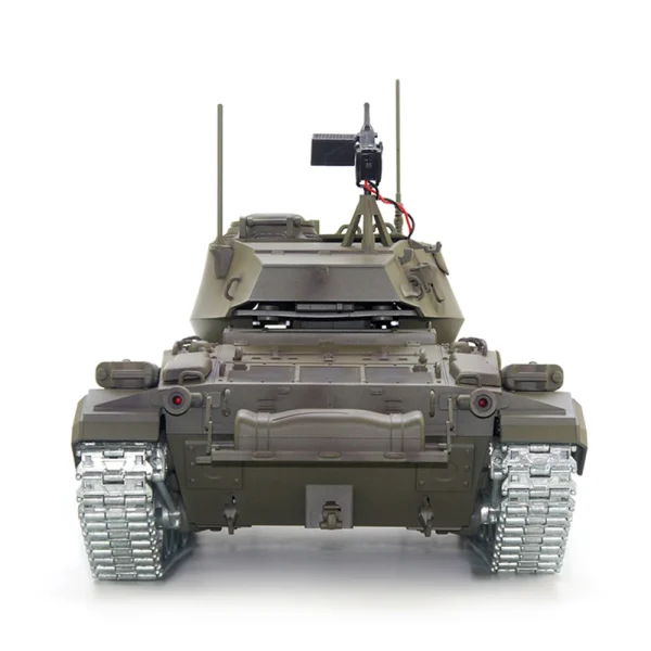 Tongde Model Chaffee M24 RTR 1/16 2.4G RC Battle Tank Smoke Sound Shooting LED Light Simulated Vehicles Model RTR Toys - Image 6