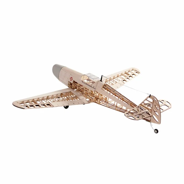 JWRC Messerchmitt BF109 Fighter 1070mm Wingspan Balsa Wood RC Airplane Warbird KIT - Image 3