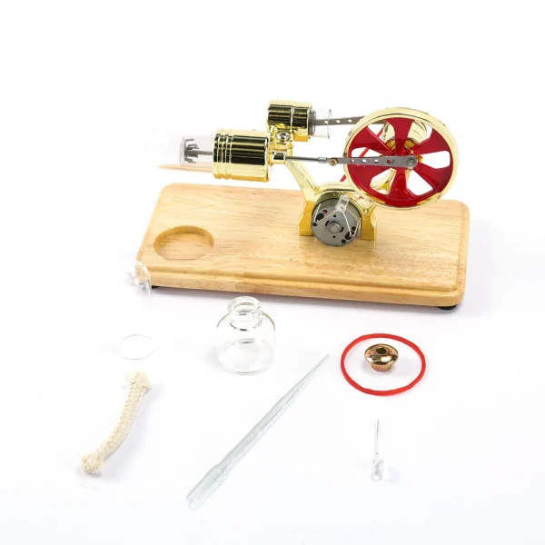LL-009 4 Color Stirling Engine Motor Model Electricity Generator Education Experiment Learning Science Toys - Image 9