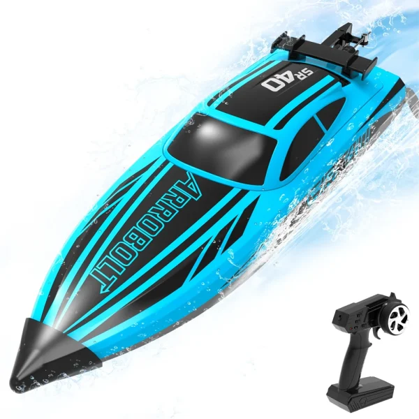 Volantexrc 797-5 SR40 2.4G 30mph RTR Brushless RC Boat Waterproof Auto Self Righting Reverse Water Cooling System Full Proportional High Speed Remote Control Ship Vehicles Models Toys