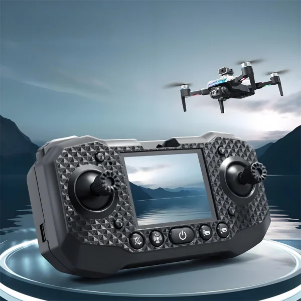 YLR/C S160 WiFi FPV with LCD Screen Controller HD Dual Camera Servo Gimbal 360 Obstacle Avoidance Colorful LED Lights Brushless Foldable RC Drone Quadcopter RTF - Image 2