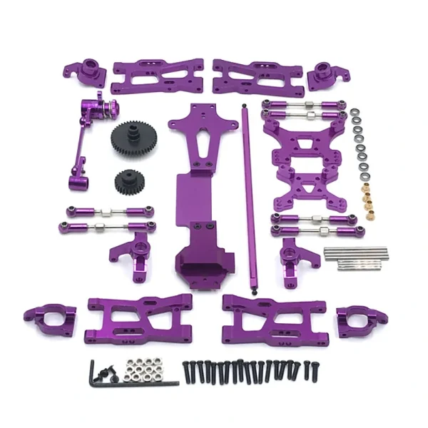 Upgrade Metal C Seat Steering Cup Swing Arm Central Drive Shaft For WLtoys 1/14 144010 144001 144002 RC Car Spare Parts - Image 3