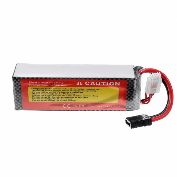 ZOP Power 11.1V 5200mah 50C 3S Lipo Battery TRX Plug for Wltoys 1/8 RC Car - Image 4