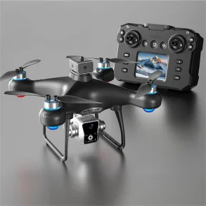 XKJ KY102 WiFi FPV with LCD Screen Controller HD Dual Camera Servo Gimbal 360 Obstacle Avoidance Brushless RC Drone Quadcopter RTF