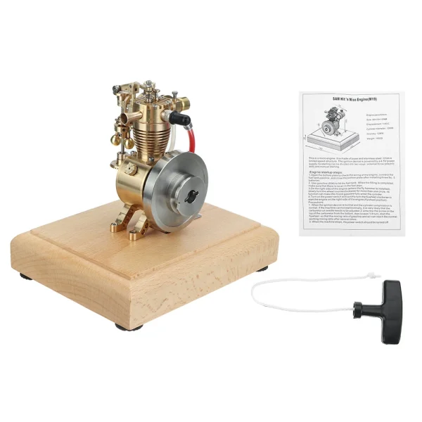 Eachine EM2 Flyball Governor Hie & Mis Gas Vertical Engine Model Upgraded Version Engine Collection - Image 9